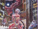 IRON MAIDEN - SOMEWHERE IN TIME - VINYL LP ITALY 1986 VG++/EX+