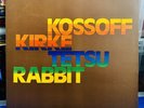 KOSSOFF KIRKE TETSU RABBIT 1972 1st Edition PINK RIM ISLAND VINYL GATEFOLD LP