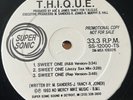 T.H.I.Q.U.E. Sweet One 12” Single Super Sonic J Dilla Random Rap 1993 Promo