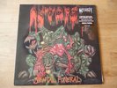 RARE ORIGINAL  AUTOPSY , MENTAL FUNERAL , GREEN VINYL WITH FAN CLUB INSERT 