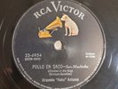 Orq Nabu Antunez Pio Leiva Leyva Cara Camaron Son-Machicha Rare Latin 78 RPM