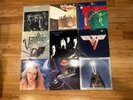 Hard Rock 9 lp lot:  Van Halen, Led Zeppelin, REO, Queen, more