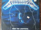 METALLICA Ride The Lightning UK PRESSING Vinyl LP  VERTIGO 838 140-1 (1984) VG+