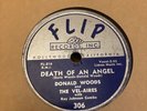 DOOWOP Flip 78 RPM Donald Woods & The Vel-Aires - Death Of An Angel 306 V++