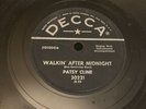 Decca 78 RPM Patsy Cline - Walkin After Midnight / A Poor Man’s Roses 30221 V++