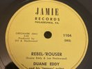 Jamie 78 RPM Duane Eddy - Rebel Rouser / Stalkin 1104 V+