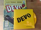 DEVO -Mechanical Man-YELLOW Vinyl Limited 7” EP + Electronic Sound Magazine-New