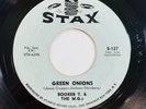 BOOKER T & THE MGS: Green Onions/Behave Yourself 1962 VG+ Stax Soul 45 HEAR