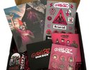 GORILLAZ Cracker Island PROMO BOX Vinyl LP Stickers Pins Toy Inkbox Tattoos Book