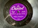 HANK THOMPSON Rockin in the Congo/I Was the First One CAPITOL 3623 Rockabilly V+