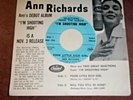 RARE Promo only 45 & Picture sleeve Ann Richards 