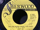 JUST US Devil In Her Eyes/Let The Music Make You High Psych / Hard Rock /Hear 45
