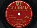 78 Blues  MEMPHIS MINNIE   Co 37579   E+  Fish Man Blues / Lean Meat Won't Fry