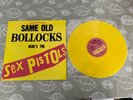 SEX PISTOLS YELLOW VINYL PUNK LP (SAME OLD BOLLOCKS) ON CPLVNY301 *NEW*