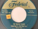 JESSE POWELL Orchestra FLUFFY HUNTER Walkin' Blues / Love Is A Fortune FEDERAL