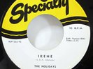 HOLIDAYS 45 Irene / Aw Aw Baby SPECIALTY Original press MINT- doowop   Cg 393