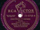SACASAS Y SU ORQUESTA Cantando Y Riendo 78 RPM Mambo - LATIN - HEAR