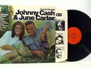 JOHNNY CASH & JUNE CARTER carryin' on with LP EX+/EX, SBPG 63105, vinyl, album