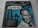 Unforgettable Songs By Nat King Cole VINYL LP ALBUM CAPITOL RECORDS