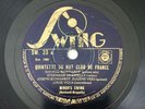 Django Reinhardt Minor's Swing French 78RPM Swing 23