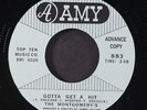MONTGOMERY'S: promise of love / gotta get a hit AMY 7
