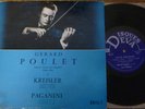 GERARD POULET / KREISLER - PAGANINI / SABINE LACOARRET / DEVA M 17