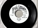 R&B VOCAL GROUP promo 45: FIESTAS She's Mine/The Hobo's Prayer OLD TOWN 1111