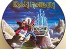 Vtg 1985 IRON MAIDEN Album RUN TO THE HILLS Record PICTURE DISC Vinyl OG NR MINT