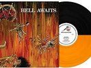 Hell Awaits - Slayer SEALED Orange/Black Split Vinyl Photo Insert W/Poster