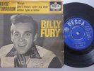 BILLY FURY MAYBE TOMORROW EP 1959 DECCA DFE 6597 VERY GOOD