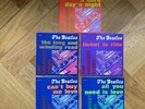 7” THE BEATLES X5 Singles 1972 italy EMI greatest story Hard Days Night & others
