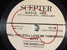 Soul 78 SHIRELLES Will You Still Love Me Tomorrow Boys SCEPTER E+ poly HEAR 575