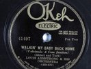 Jazz 78 LOUIS ARMSTRONG Walkin' My Baby Back Home OKEH 41497 E- HEAR 614