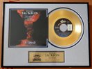 SONY Signatures   Framed 24kt Gold Plated Record Michael Jackson Scream
