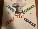 Rare Country Record Jenks Tex Carman Self Titled Red LP Sage C-9