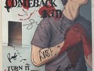 Comeback Kid Turn It Around Pink Vinyl Signed LP Hardcore Punk Autographed