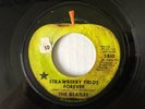 Beatles STRAWBERRY FIELDS 1971 Apple BLACK STAR Los Angeles VG
