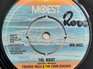 Frankie Valli & The Four Seasons   The Night   Mowest   MW 3002 original UK 45