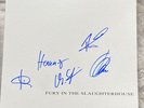 Fury in the Slaughterhouse LP 6x SIGNED Autogramm signiert