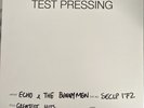 Echo And The Bunnymen Live In London Test Pressing Vinyl