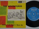 ADVENTURES pre- MECKI MARK MEN / LEE KINGS rare swedish garage 45 frat LISTEN