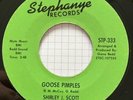 ORIGINAL - SHIRLEY J SCOTT - GOOSE PIMPLES/LONELY GIRL - STEPHANYE    VG+