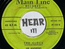 Doo Wop Group Rocker 45 LEE ANDREWS The Clock / Long Lonely MAIN LINE hear