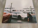 Larry June Spaceships on Blade  Orange & Bone Quad Color Vinyl