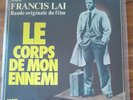 TRES RARE Orig. LP B.O Film LE CORPS DE MON ENNEMI Francis Lai Belmondo RADIO