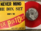 Sex Pistols Never Mind the Box Set Here's the Belsen Demo 7 inch Vinyl BRGHT RED