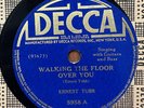 ERNEST TUBB Walking The Floor Over You DECCA 5958 HONKYTONK COUNTRY 78