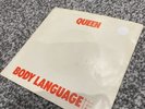 queen  usa unique white picture sleeve body language 1982