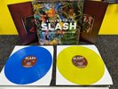Slash Featuring Myles Kennedy World On Fire Double  Blue And Yellow Vinyl LP VGC
