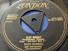 Fats Domino ‘Blue Monday’ Super Rare Gold Text  UK Rock/Blues 45rpm EX